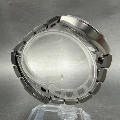 Guess Water Pro Watch Men 37mmm Silver Dial Silver Tone Round P177GL New Battery8