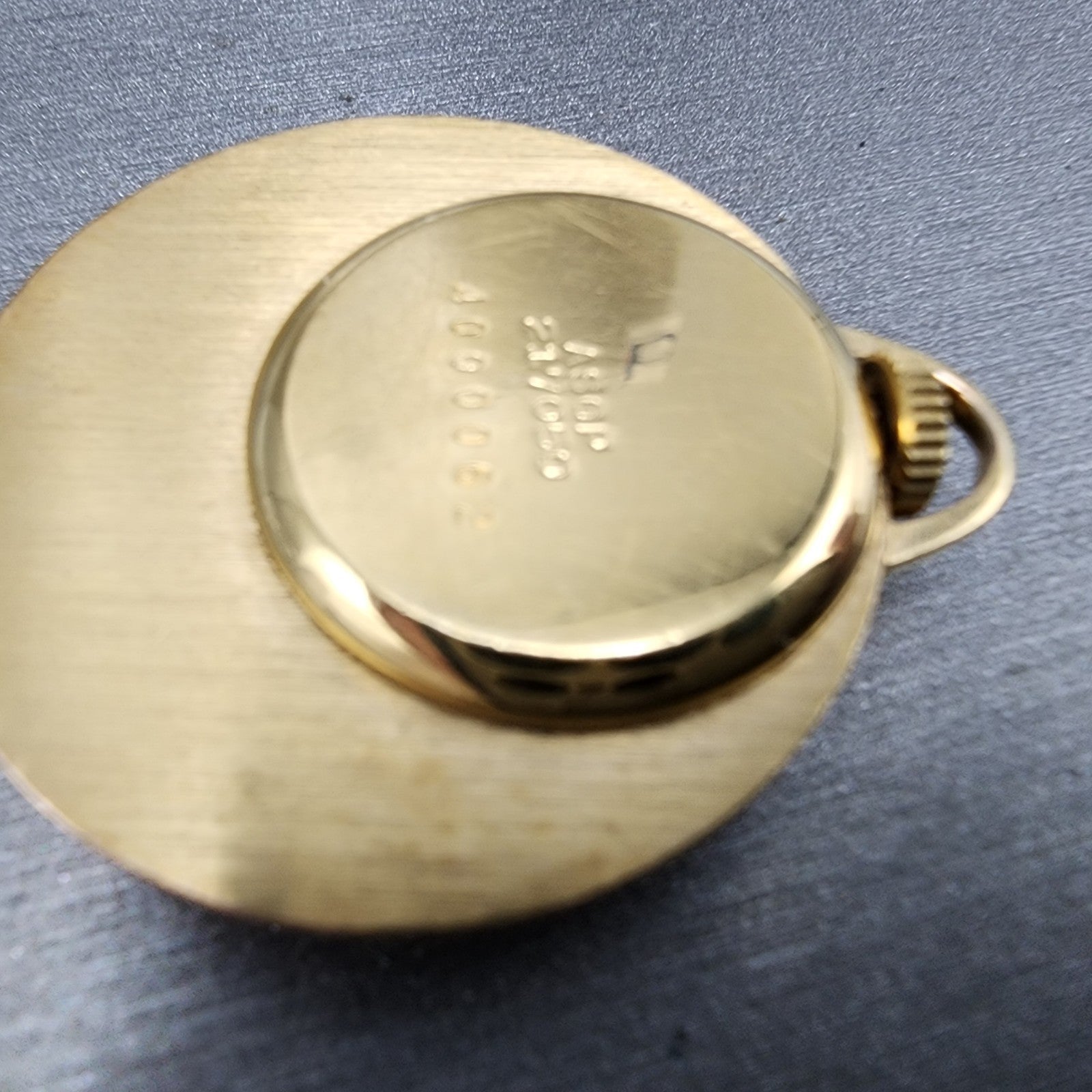 Seiko Pendant Watch Women 33mm Manual Wind White Dial Gold Plated Manual Runs11