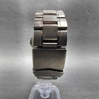 Wenger Swiss Military Dive Watch Men 42mm Black Dial Titanium 59036CU NewBattery8