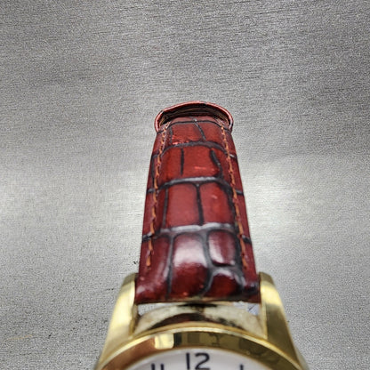 Timex Easy Reader Watch Men 36mm White Dial Gold Tone Round Daydate New Battery4