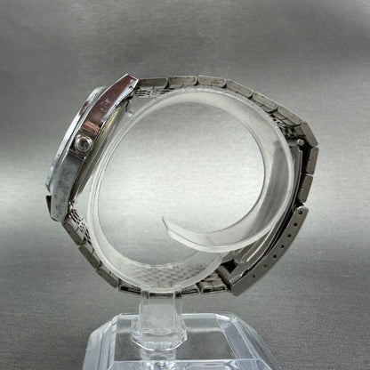 Citizen Vega Watch Men 34mm Silver Dial Silver Tone Daydate 1408-392001 PARTS7