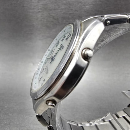 Casio Lineage Watch Men 38mm White Dial Steel Date LIW-120 Round PARTS3