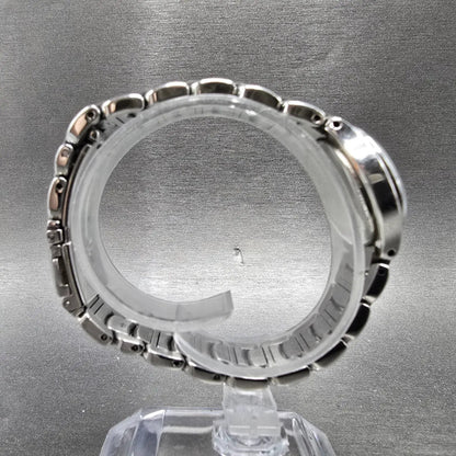 Citizen Eco-Drive Watch Women 26mm Pink Dial Silver Tone Date E011-S039941 RunsT8