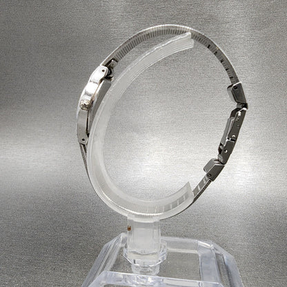 Bulova Watch Women 18mm White Dial Silver Tone Round 91L06 New Battery6