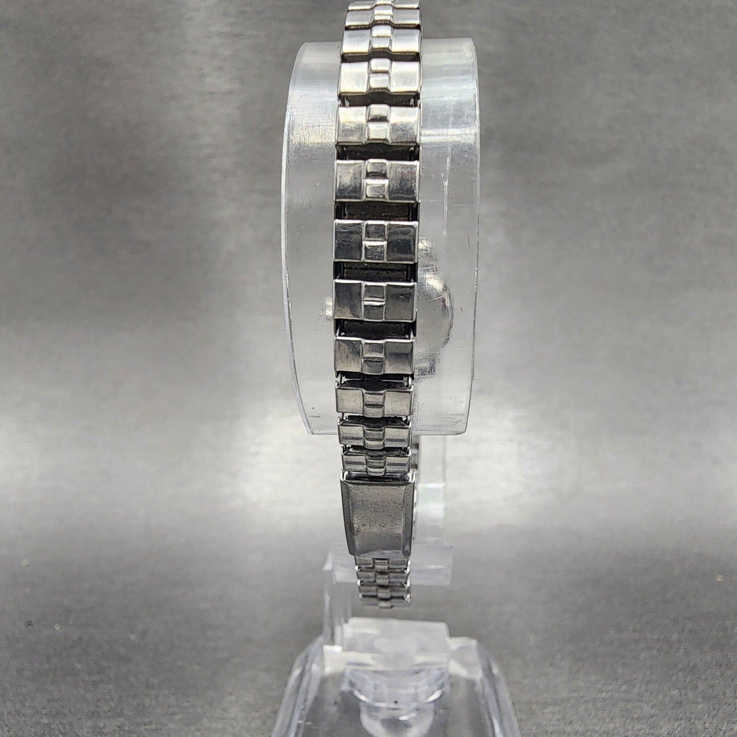 Omega Ladymatic Watch Women 21mm Silver Dial Steel Date Automatic Runs 566.0027