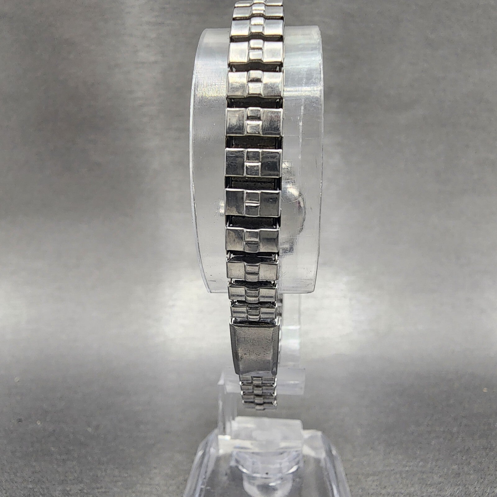 Omega Ladymatic Watch Women 21mm Silver Dial Steel Date Automatic Runs 566.0027