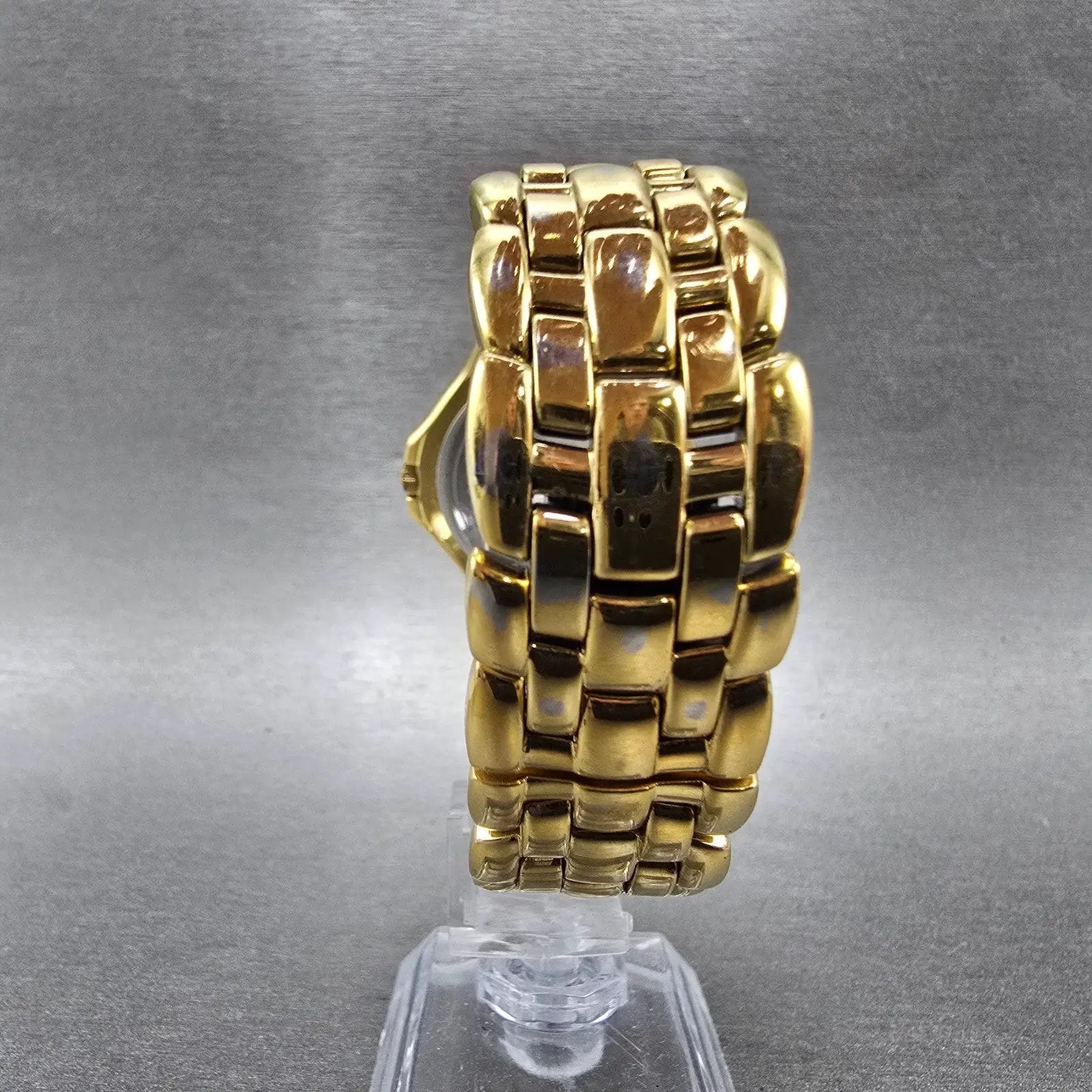 Movado Museum Watch Men 35mm Black Dial Gold Tone Round 88-E4-9872 New Battery7