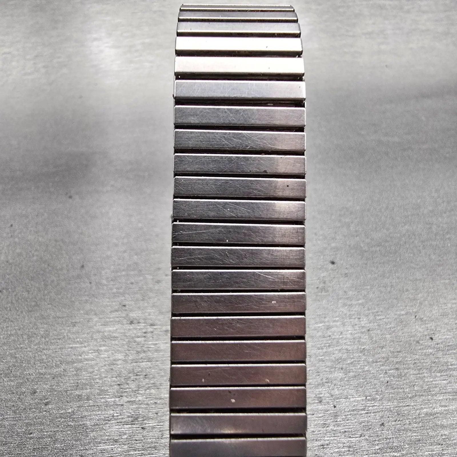 Seiko Digital Watch Men 33mm Silver Tone Alarm Chrono A904-5000 New Battery VTG7