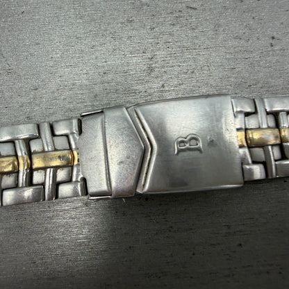 Bulova Millennia Watch Bracelet Two Tone 20mm Stainless Steel 98A48 Vintage2
