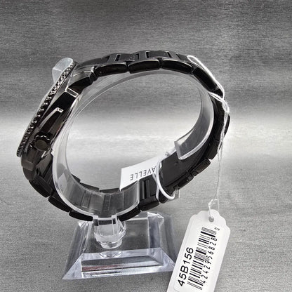 Bulova Caravelle 2018 Liberty Bowl Watch Men 45mm Black Tone 45B156 New Battery6