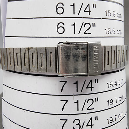 Citizen CQ Watch Women 24mm Champagne Dial Silver Tone Daydate Round New battery