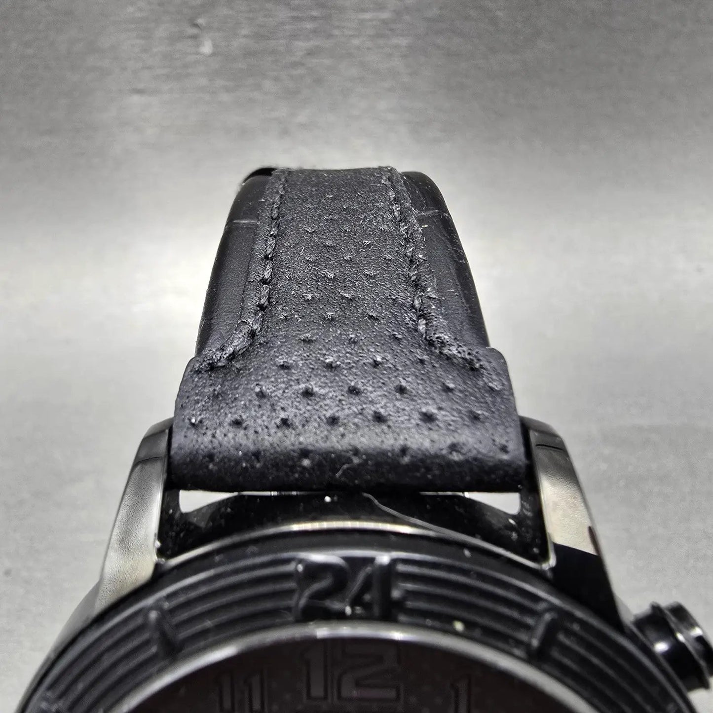 Citizen Eco-Drive Chronograph Watch Men 46mm Black Dial Black AT2205-01E Runs4