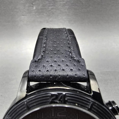 Citizen Eco-Drive Chronograph Watch Men 46mm Black Dial Black AT2205-01E Runs4