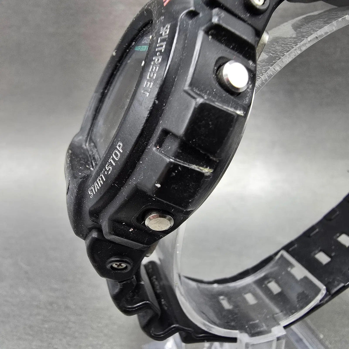 Casio G-Shock DW-6600 Watch Men 50mm Black Red Chronograph Alarm New Batt VTG2