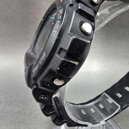 Casio G-Shock DW-6600 Watch Men 50mm Black Red Chronograph Alarm New Batt VTG2