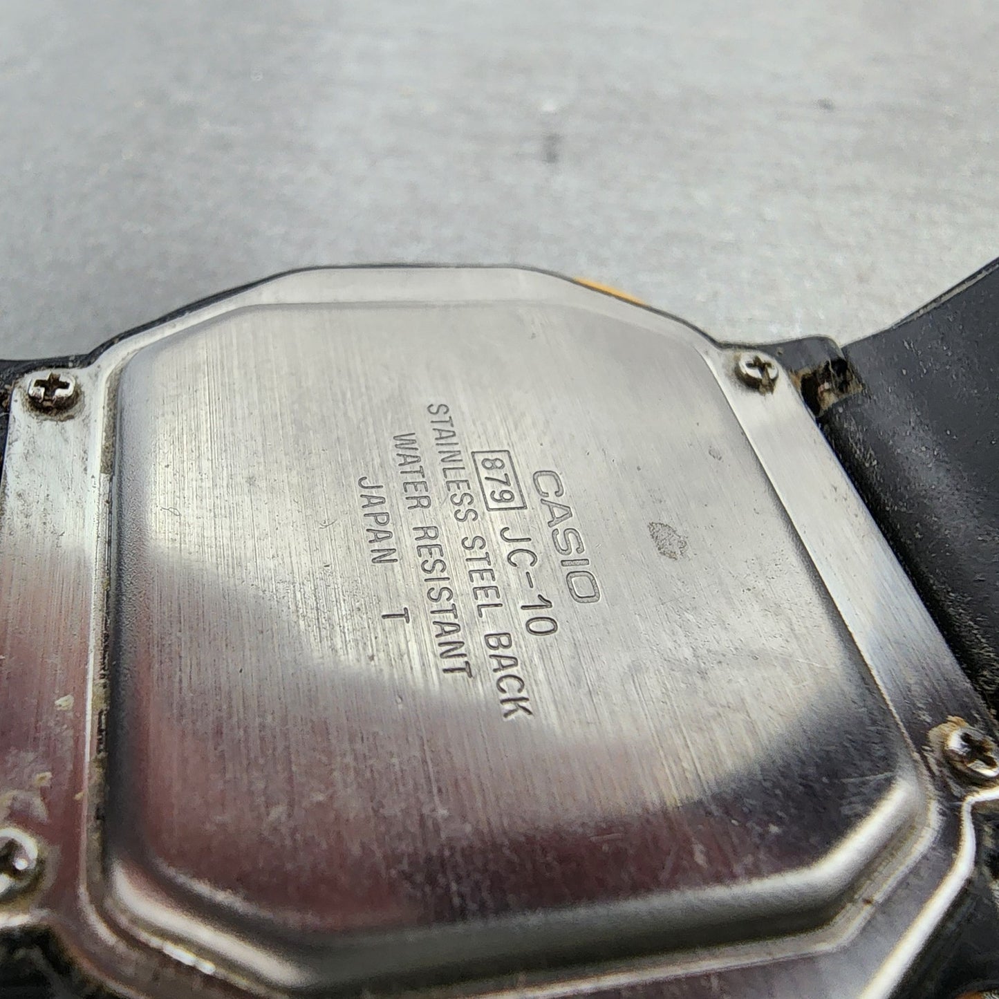 Casio Work Out JC10 Watch Men 41mm Digital Black Tone Alarm Chrono New BatteryA9