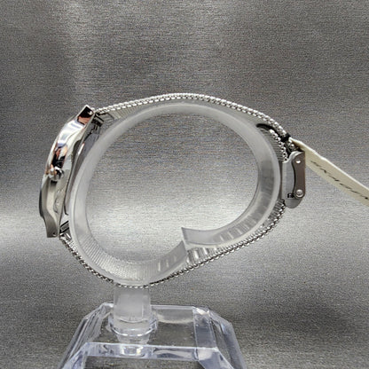 Skagen Freja Watch Women 34mm White Dial Steel Round Mesh Band SKW2823 NWT7