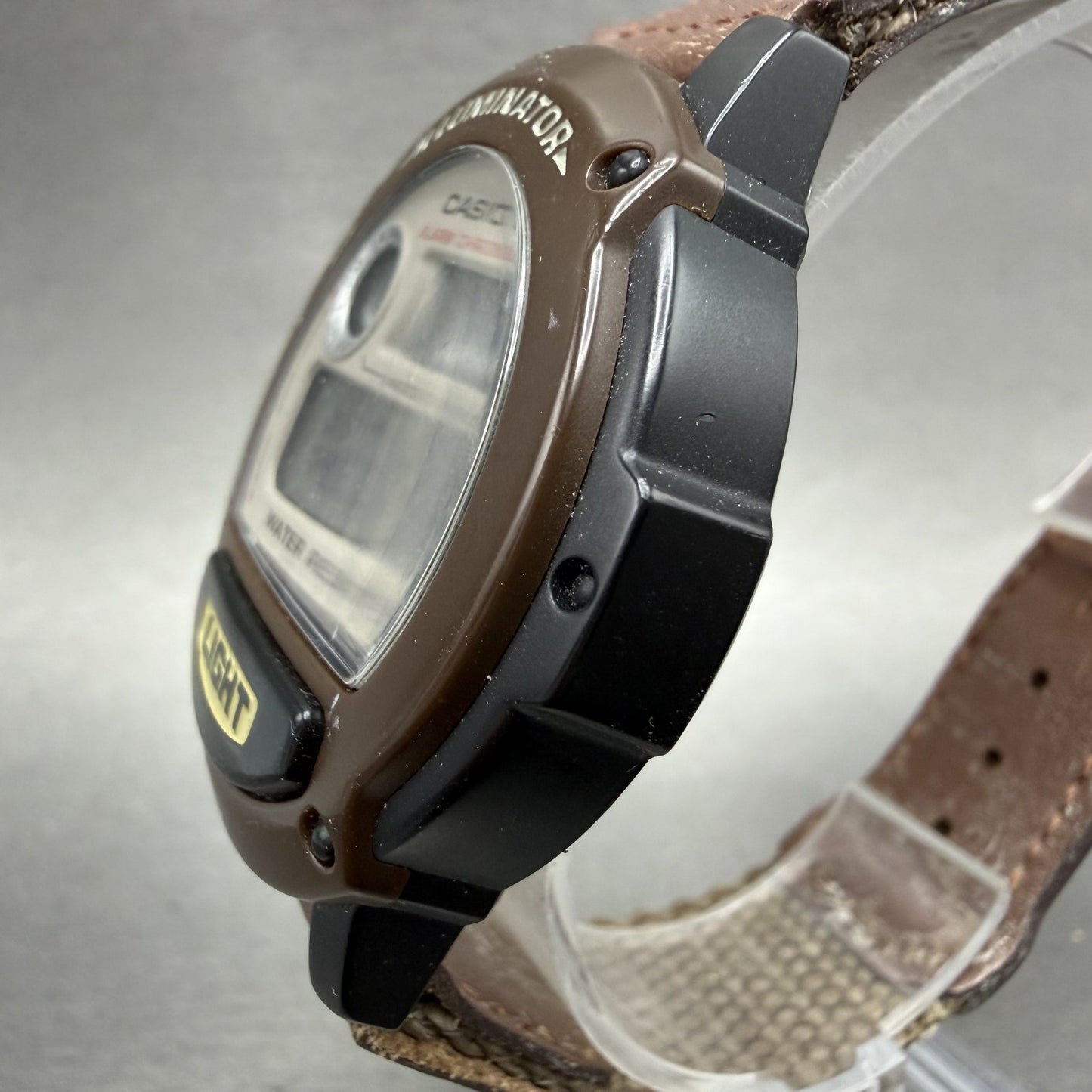 Casio Illuminator Watch Men 44mm Digital Brown Alarm Chrono W89H New Battery2