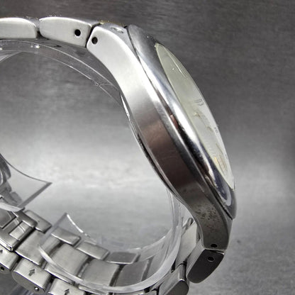ESQ Watch Men 36mm Silver Dial Two Tone Date Round E5263 PARTS Swiss Bracelet4