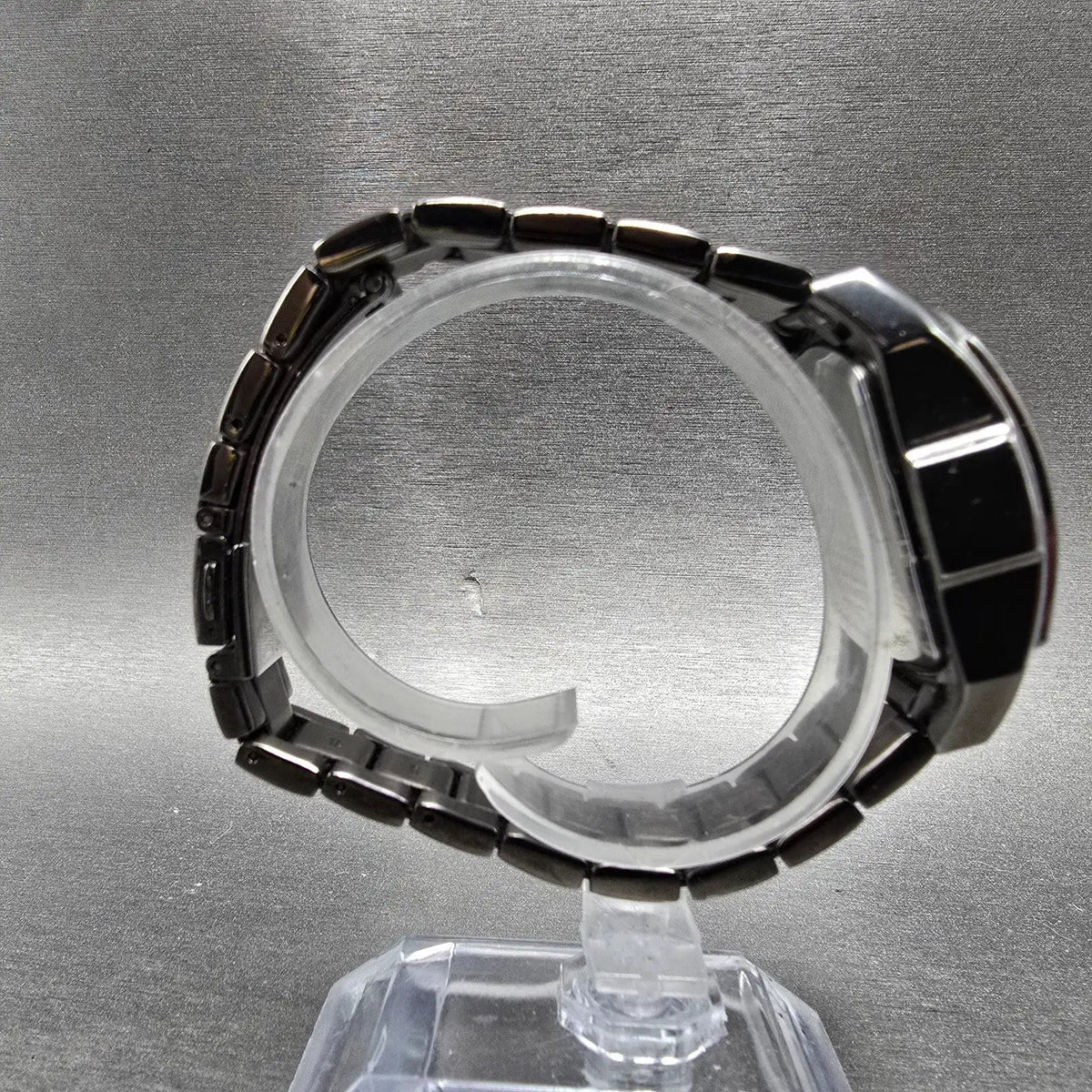 Invicta Lupah Watch 29mm Yellow Dial Black Tone Rectangle 17777 New Battery8