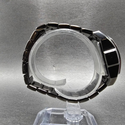 Invicta Lupah Watch 29mm Yellow Dial Black Tone Rectangle 17777 New Battery8