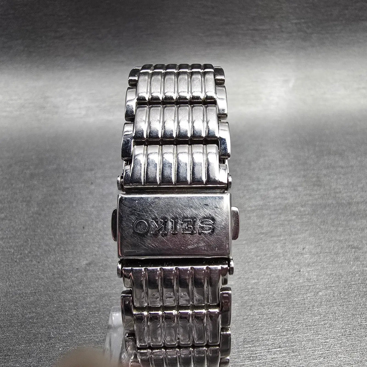Seiko Tank Watch Women 25mm White Dial Silver Tone Rectangle 1N00-0PT0 New Batt7