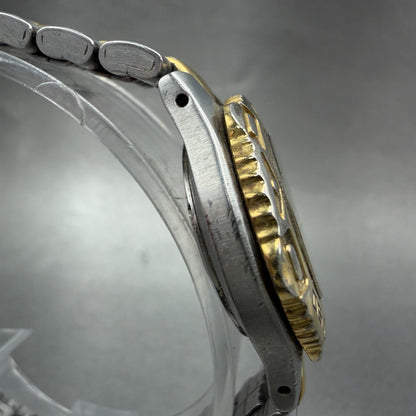 Bulova Marine Star Watch Women 26mm Silver Dial Two Tone Date 90G19 New Battery3