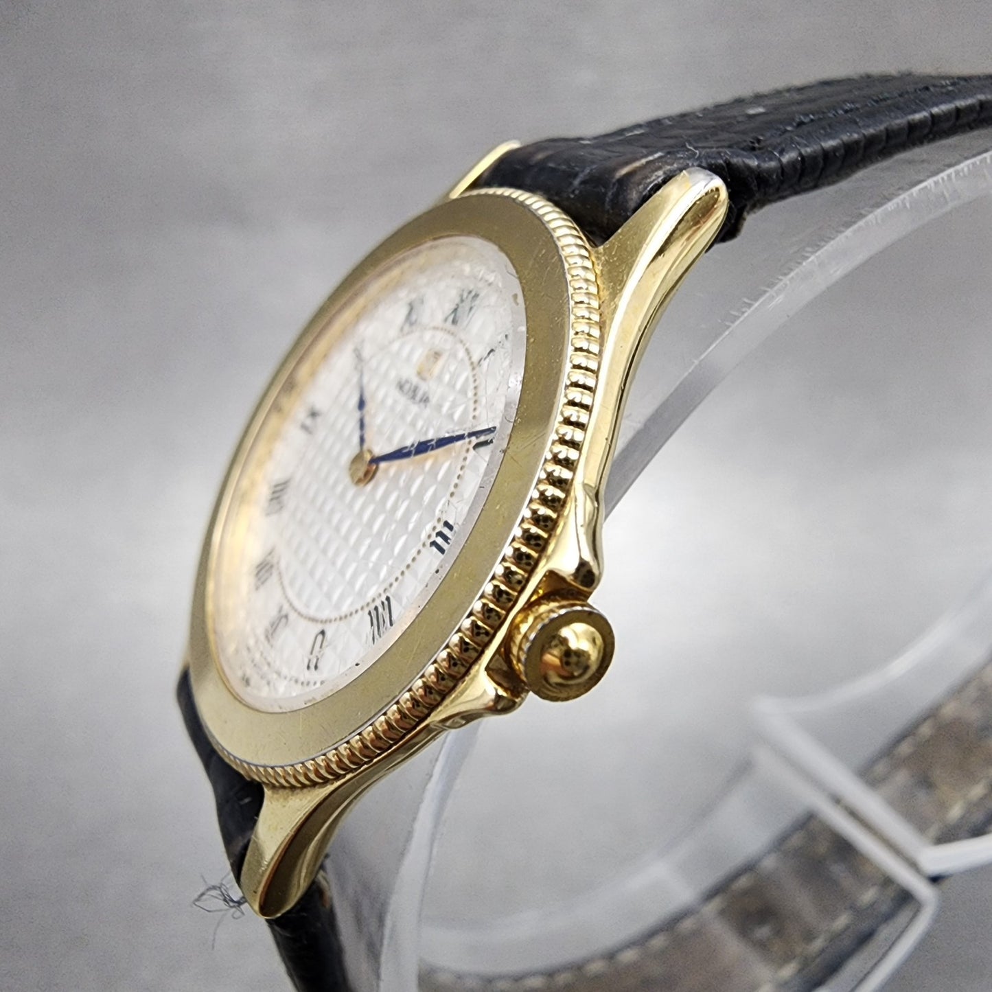 Citizen Noblia Watch Women 24mm White Dial Gold Tone Round READ!!! 4420E410492