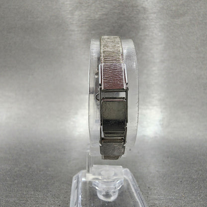 Citizen Watch Women 15mm White Dial White Gold Plated Manual Wind Runs VTG7