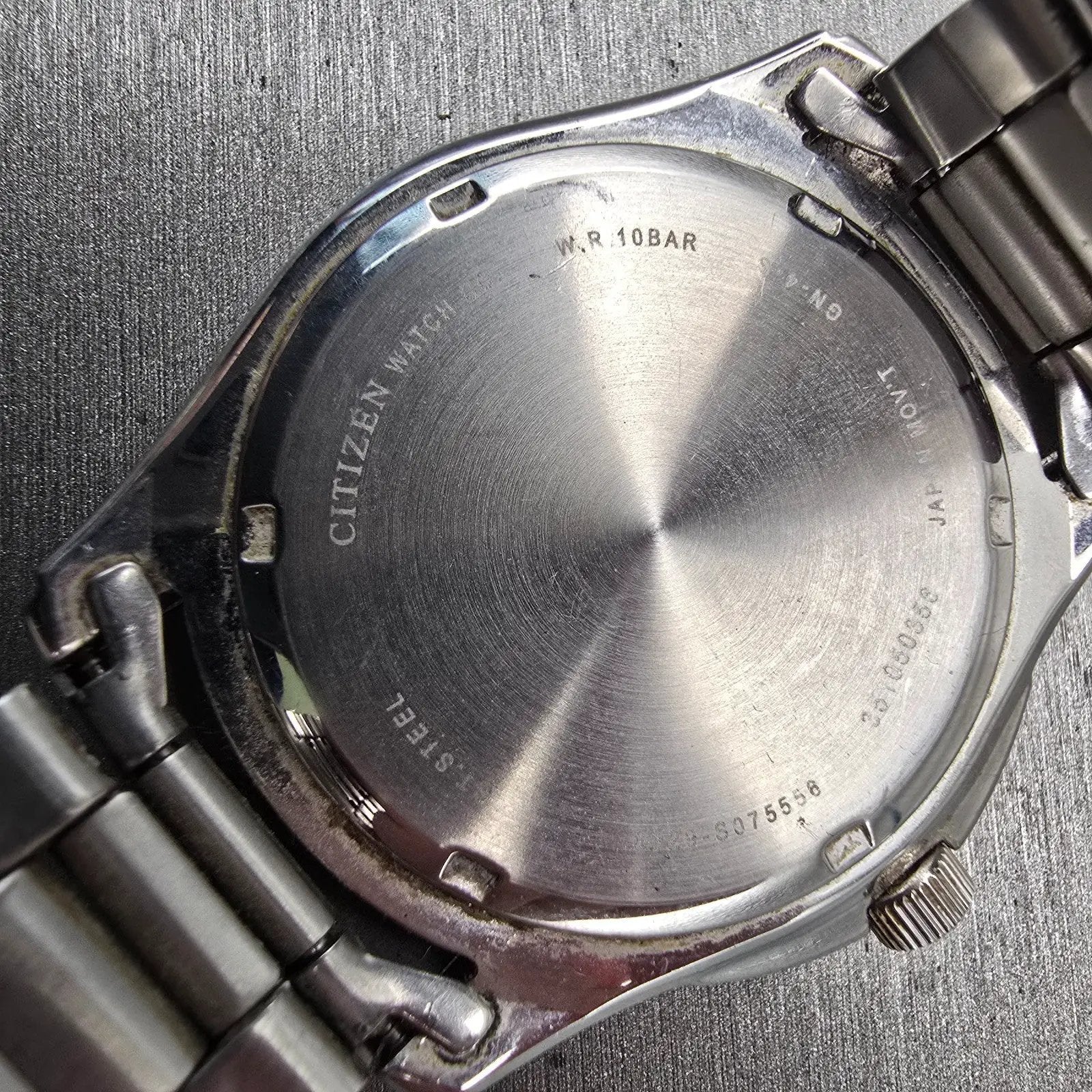 Citizen Watch Men 41mm Blue Dial Silver Tone Daydate Round 6329-S075556 New Batt10