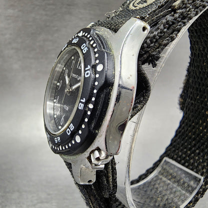 Free Style Dive Watch Women 32mm Black Dial Steel Round New Battery2
