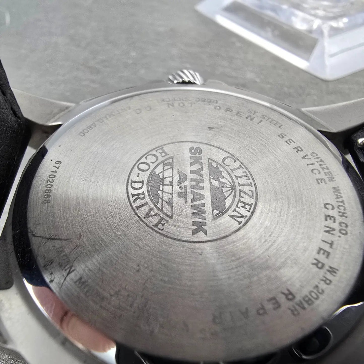 Citizen Promaster Skyhawk Watch Men 47mm Black Dial Steel A-T JY8051-08E Works10