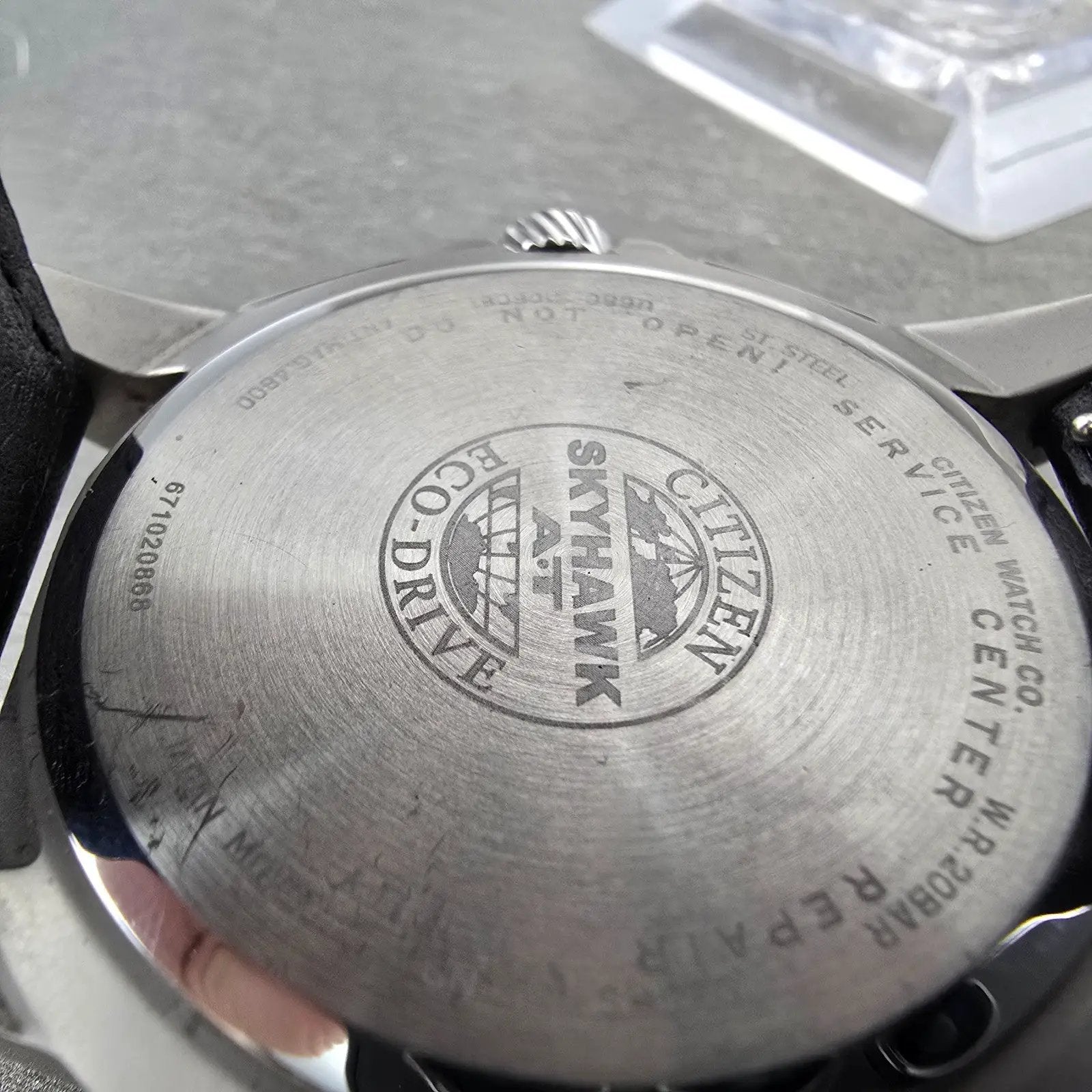 Citizen Promaster Skyhawk Watch Men 47mm Black Dial Steel A-T JY8051-08E Works10