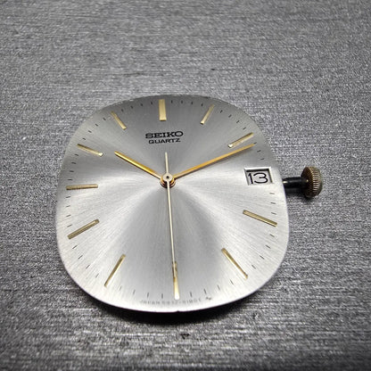Seiko 5932A Quartz Movement Date Three Hand Parts Vintage 6 Jewels6