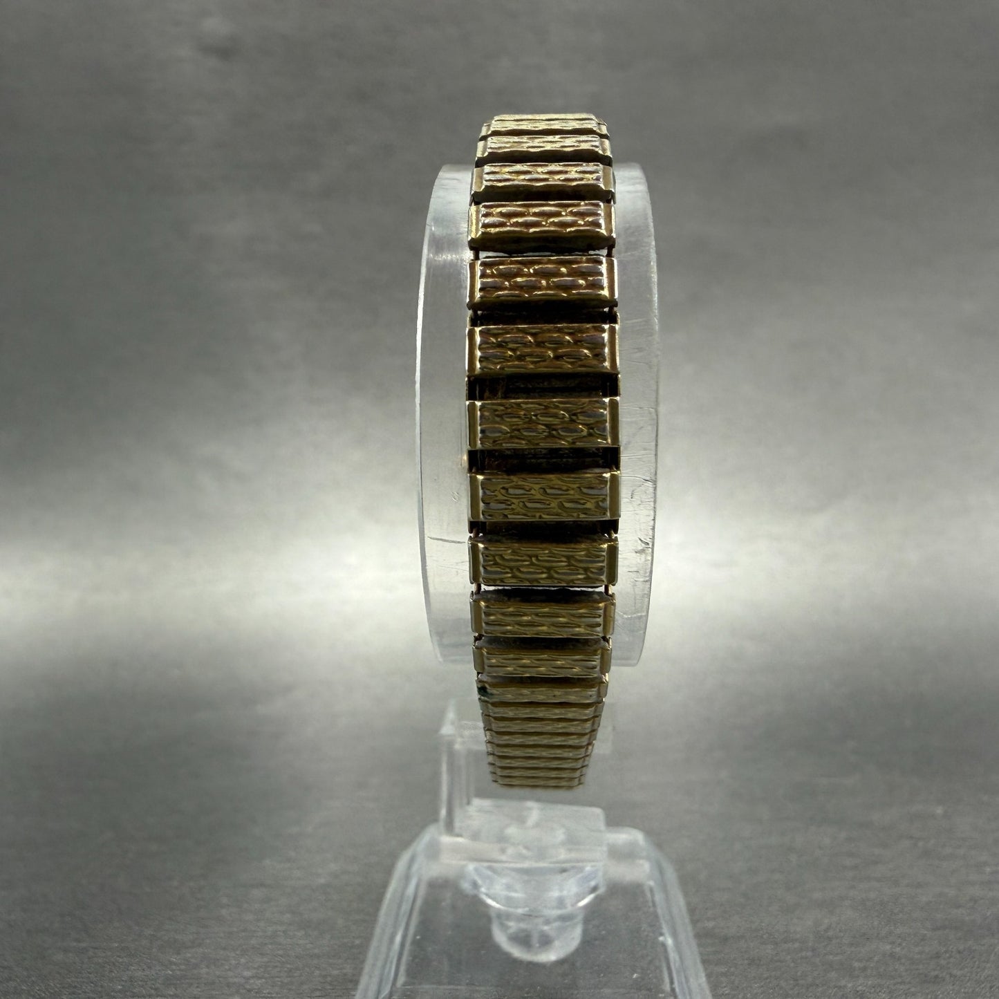Seiko Watch Women 18mm White Dial Gold Tone Rectangle 1N00-5K29 New Battery 5197