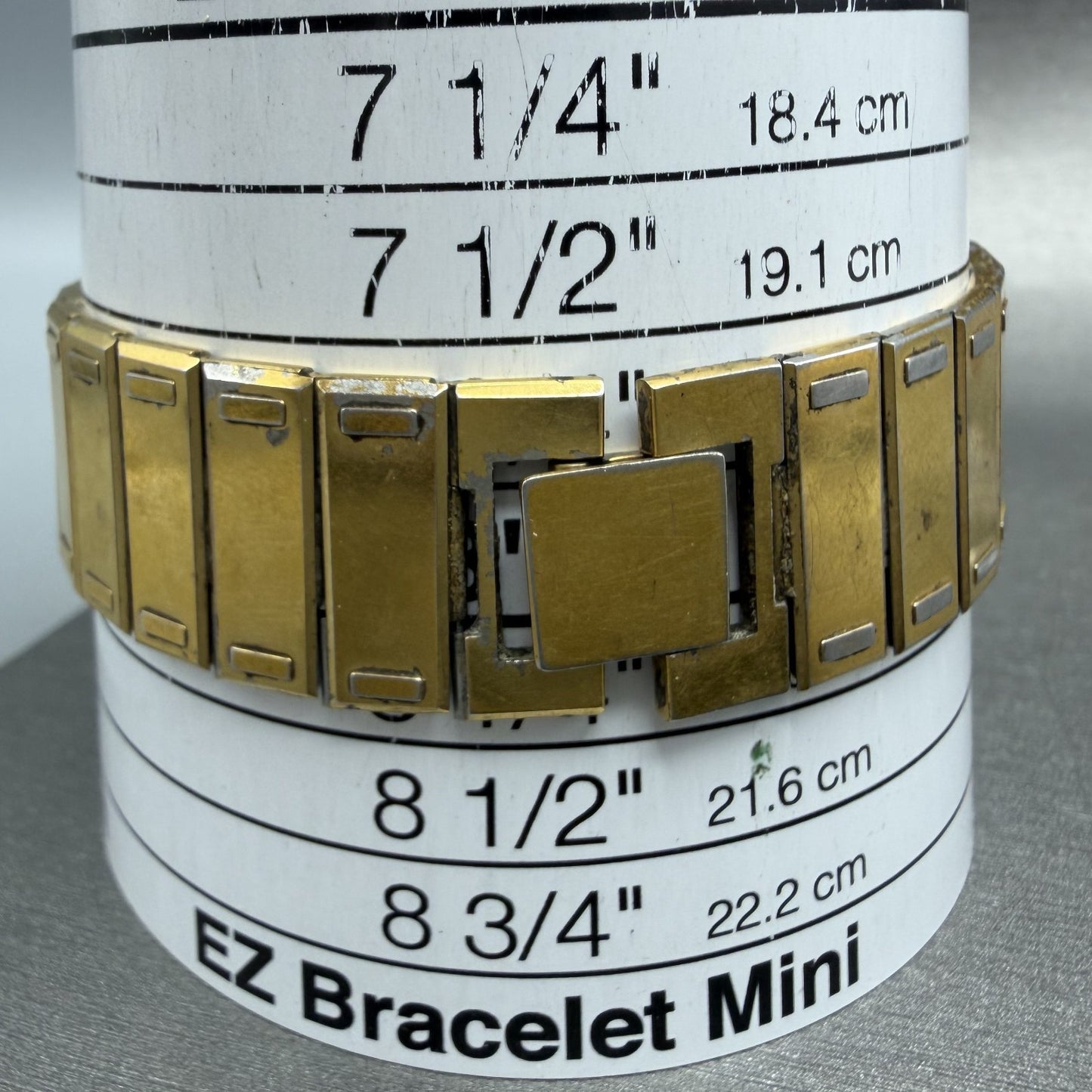 Seiko Tank Watch Men 26mm Gold Dial Gold Tone Octagon 7430-5479 New Battery JK810