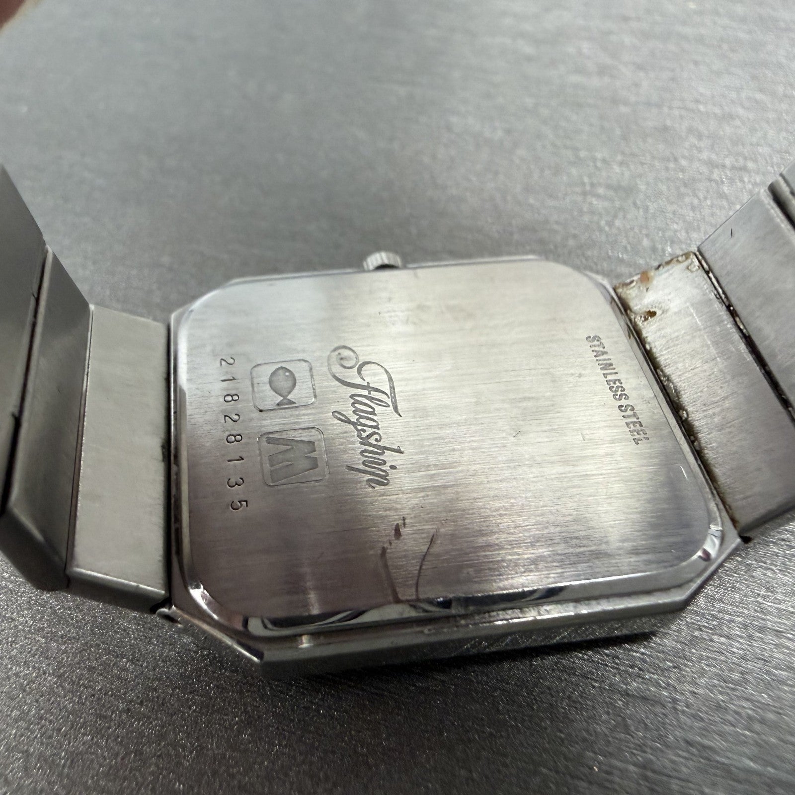 Longines Flagship Tank Watch Men 26mm Silver Dial Two Tone Octagon New Battery9