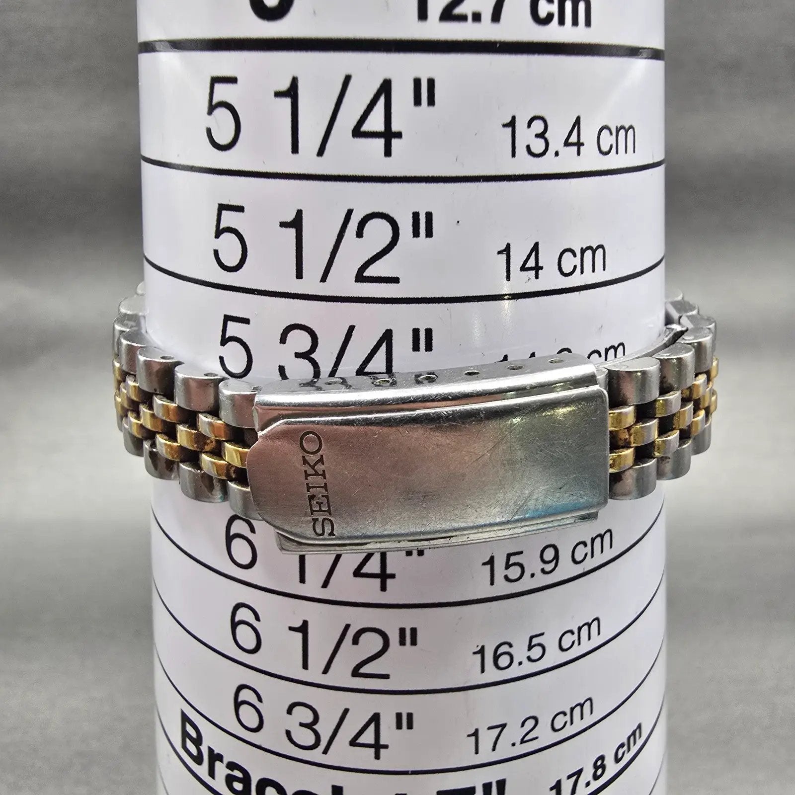 Seiko Watch Women 24mm Silver Dial Two Tone Daydate Round 7N83-0041 New Battery9