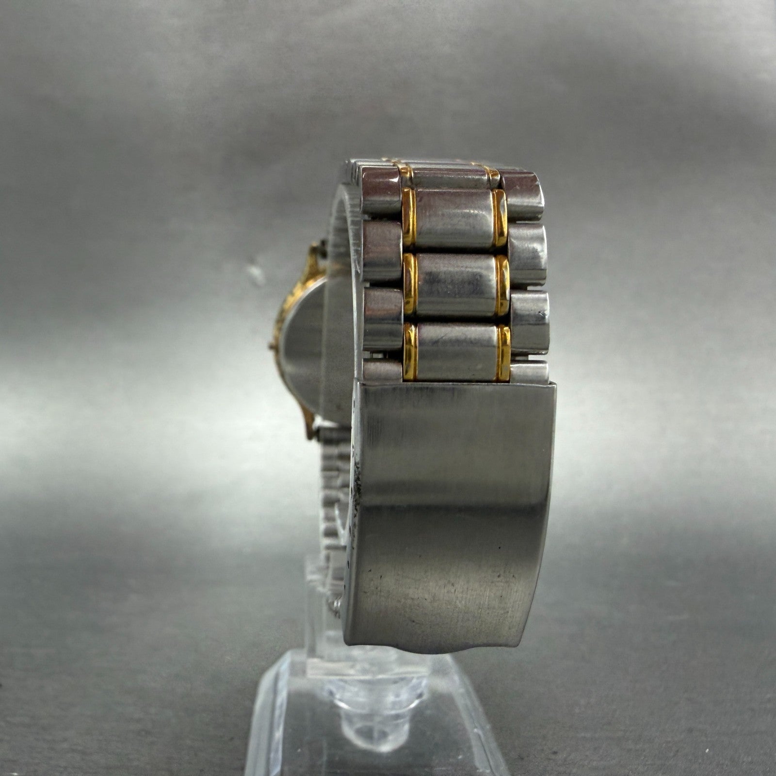 Seiko Spirit Watch Men 31mm Champagne Dial Two Tone Round 5e31-6040 PARTS VTG9