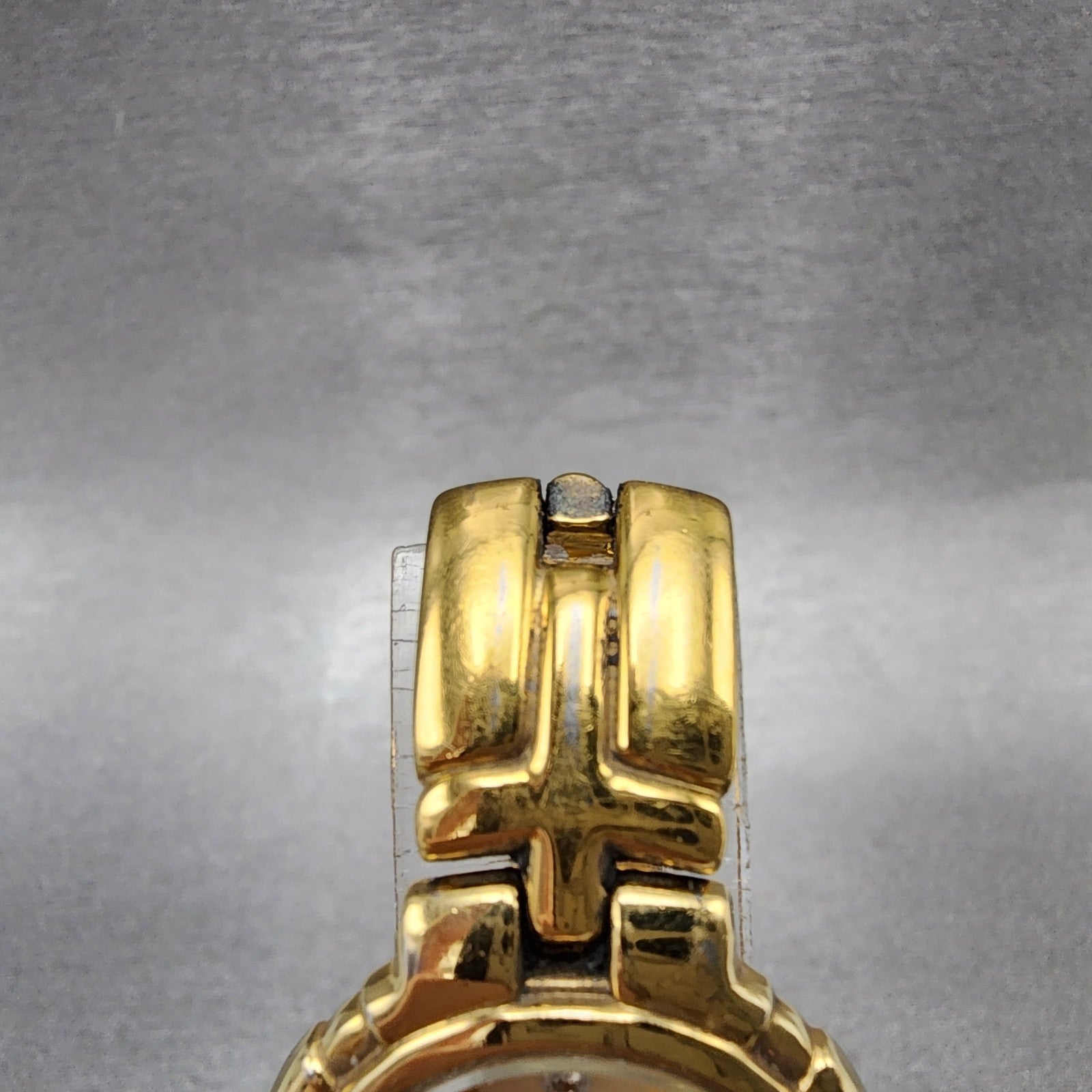 Bulova Watch Women 26mm Gold Dial Gold Tone Round 97P44 New Battery VTG4