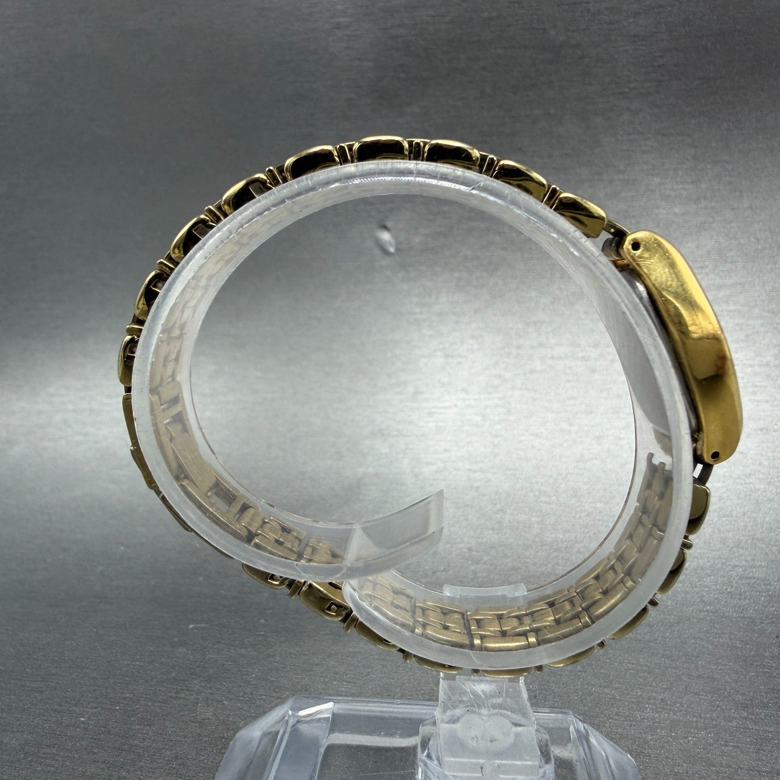 Seiko Watch Women 18mm White Dial Gold Tone Oval 1N01-5C19 New Battery8