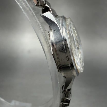 Enicar Star Jewels Watch Women 18mm White Dial Steel Manual Wind Runs VTG ABC3