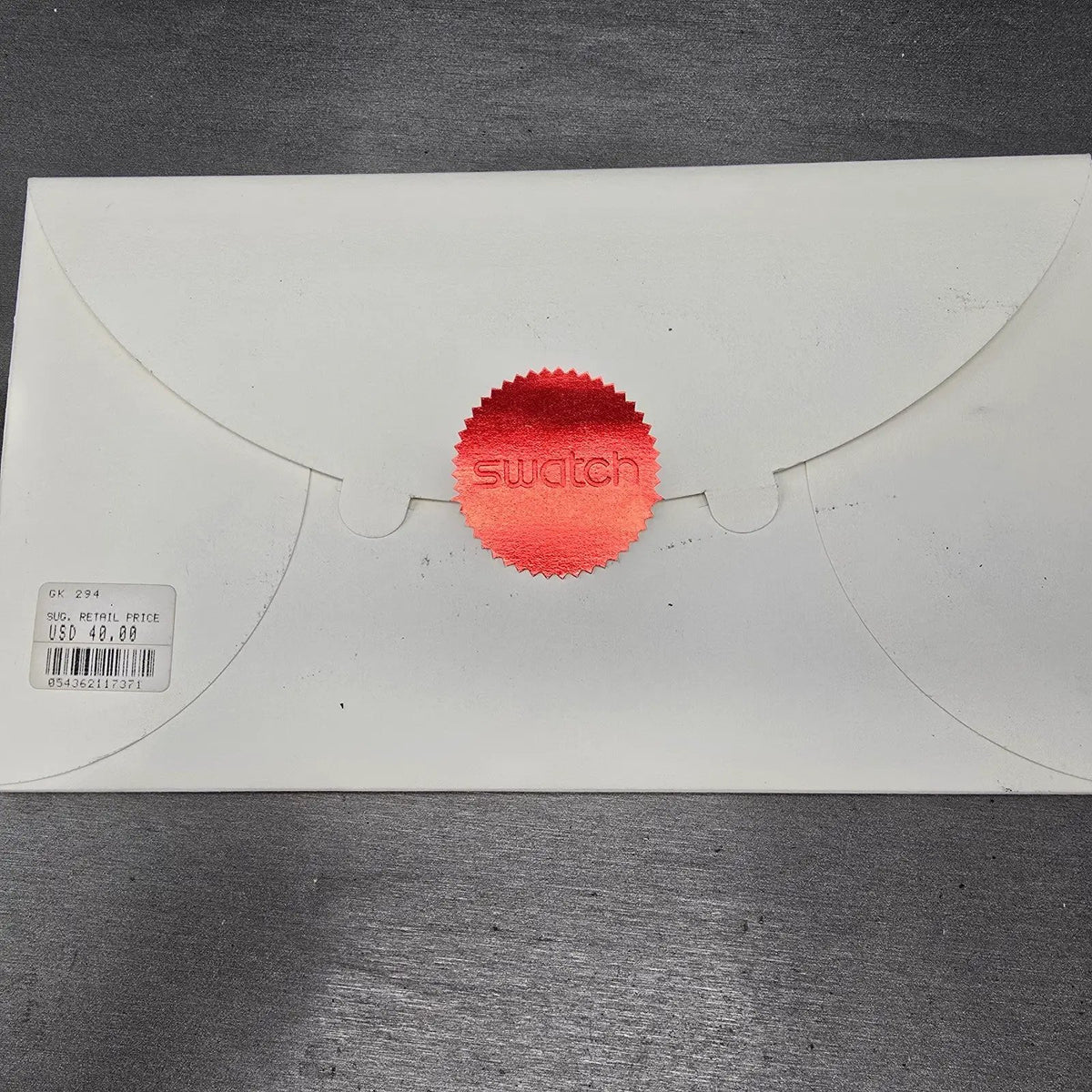 Swatch Dear Mum Watch Unisex 34mm White Dial Clear Case GK294 NOS10