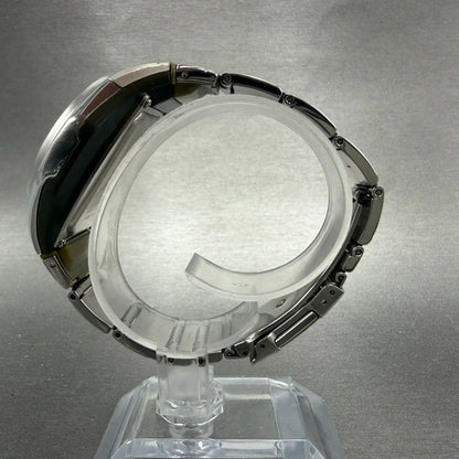 Casio Wave Ceptor Watch Women 37mm Silver Alarm Chronograph Digital New Battery6
