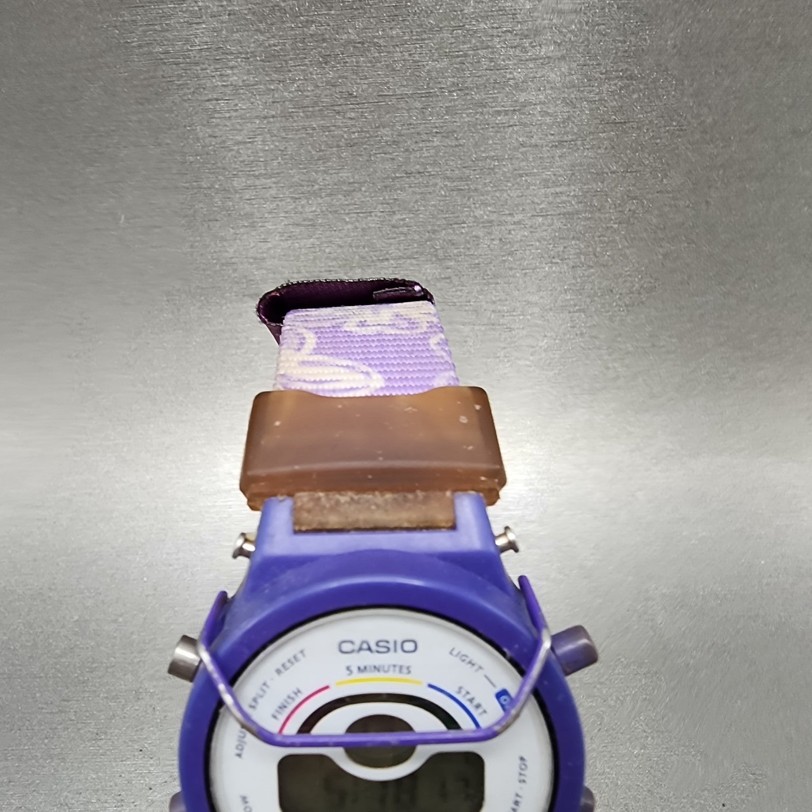 Casio BabyG BG110 Watch Women 34mm Digital Purple Tone Daydate Round New batt4
