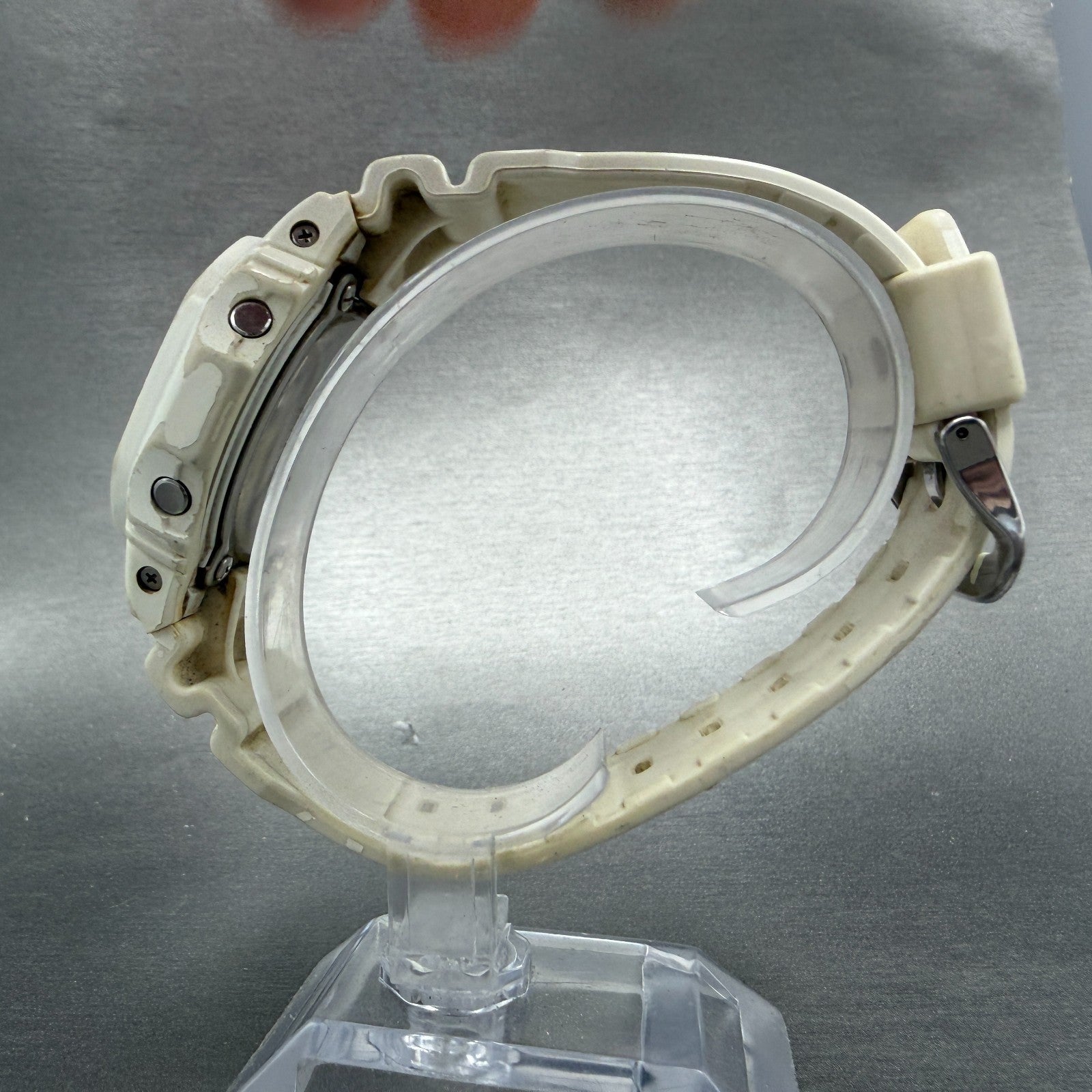 Casio G-Shock G-5600GR Watch Men 45mm White Solar Alarm Chronograph Works6