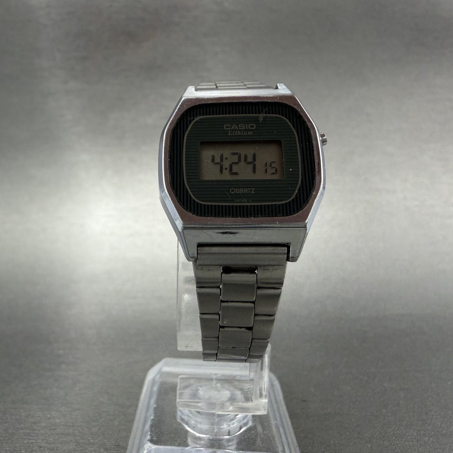 Casio LB 611 Watch Women 25mm Digital Silver Tone Octagon New Battery VTG5