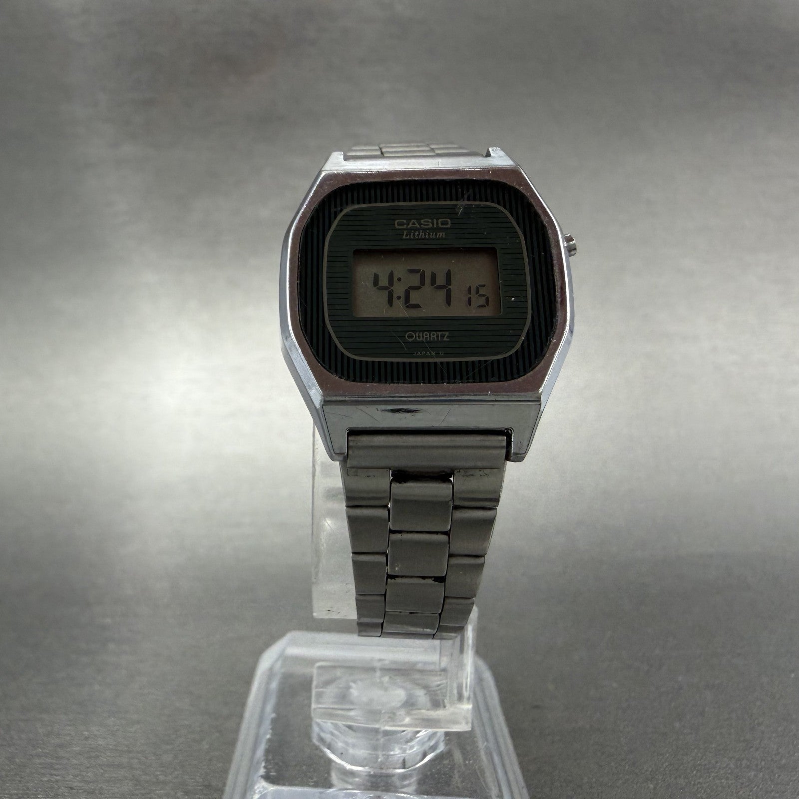 Casio LB 611 Watch Women 25mm Digital Silver Tone Octagon New Battery VTG5