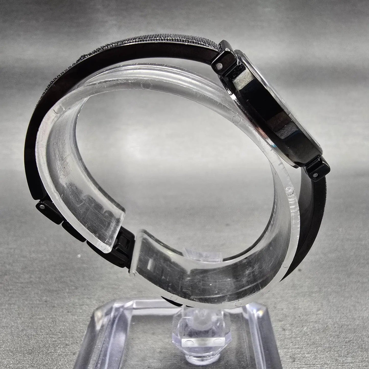 Skagen Annelie Watch Women 25mm MOP Dial Black Tone Gemmed Round SKW2792 New Bat8