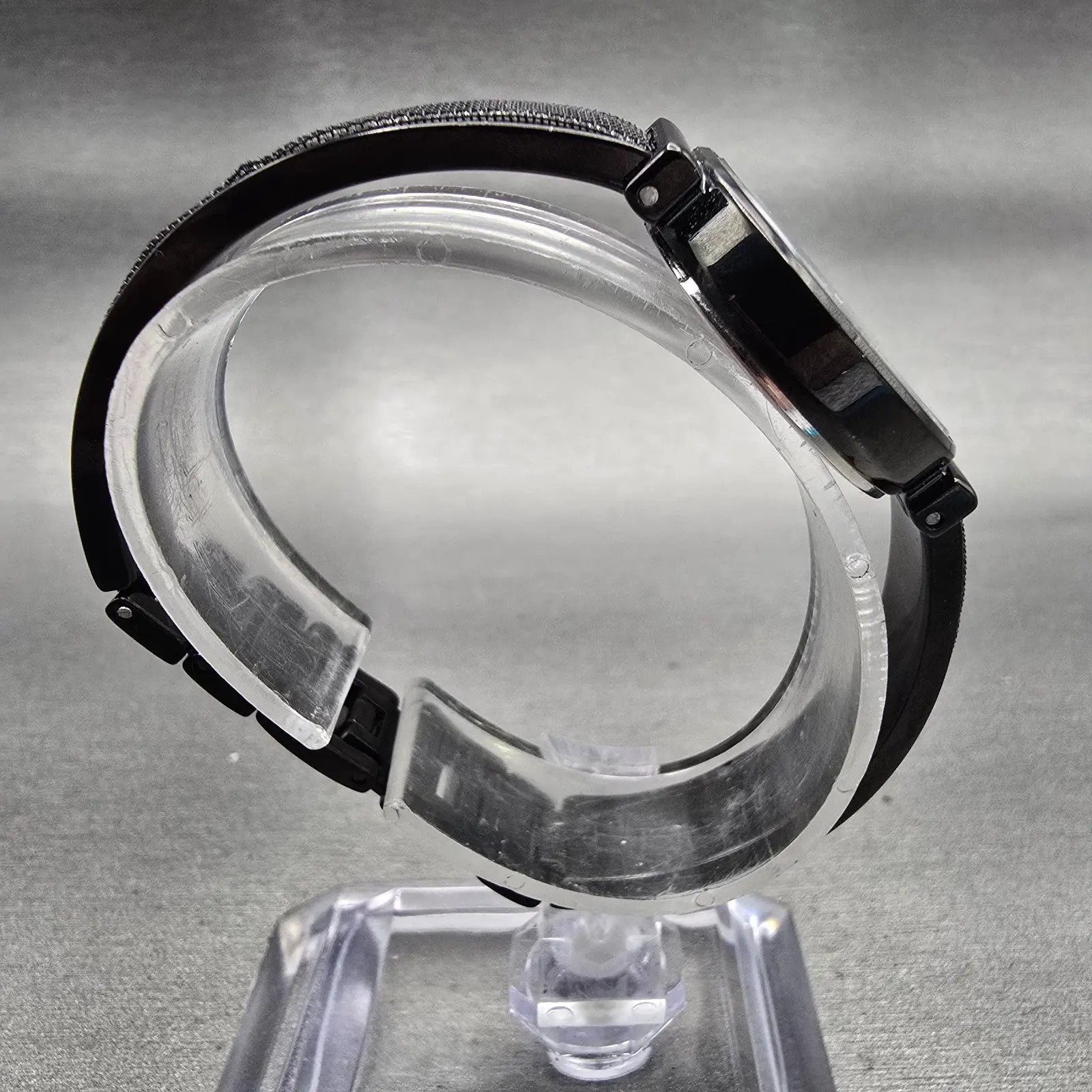 Skagen Annelie Watch Women 25mm MOP Dial Black Tone Gemmed Round SKW2792 New Bat8